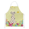 Easter Eggs Dalmatian Apron Cooking Kitchen Server Baking Crafts Gardening for Adult Women Men, Unisex, Large, Multicolor