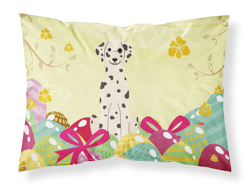 Easter Eggs Dalmatian Standard Pillowcase Lightweight Super Soft Easy Care Decorative Artwork Pillowcase, Standard