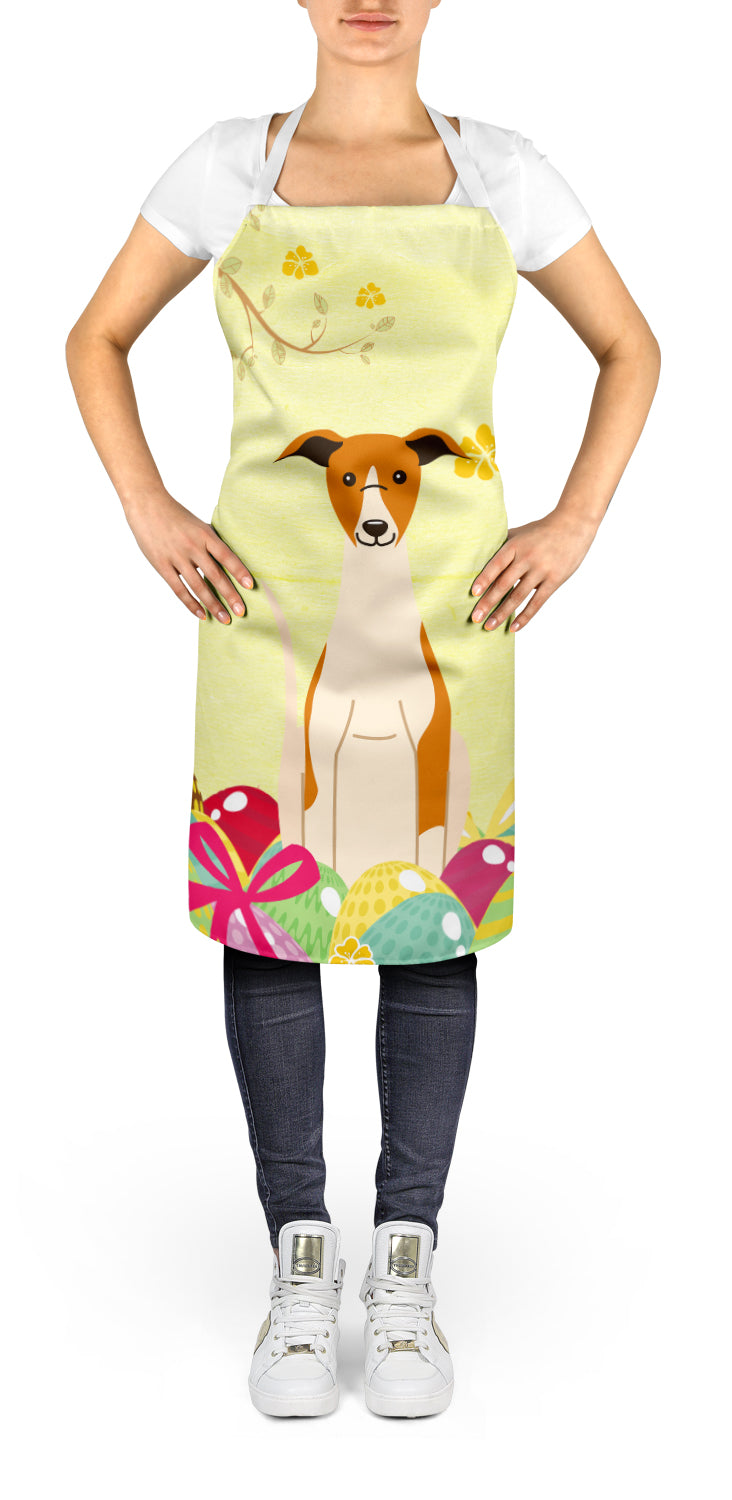 Easter Eggs Whippet Apron Cooking Kitchen Server Baking Crafts Gardening for Adult Women Men, Unisex, Large, Multicolor