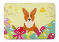 Easter Eggs Corgi Memory Foam Kitchen Mat Machine Washable Anti-Fatigue Cushion Comfort Bath or Kitchen Rug