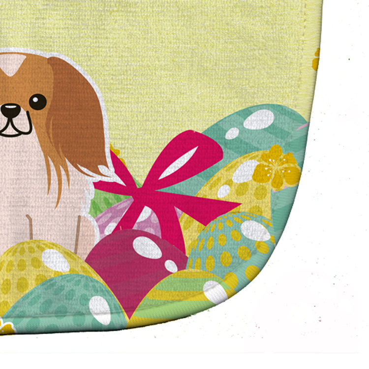 Easter Eggs Pekingese Red White Baby Bib Easy-Clean Baby Bib Baby Feeding Accessory Baby Mealtime Essential, 10 x 13, Multicolor
