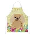 Easter Eggs Pekingese Fawn Sable Apron Cooking Kitchen Server Baking Crafts Gardening for Adult Women Men, Unisex, Large, Multicolor