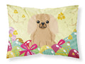 Easter Eggs Pekingese Fawn Sable Standard Pillowcase Lightweight Super Soft Easy Care Decorative Artwork Pillowcase, Standard