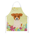 Easter Eggs Jack Russell Terrier Apron Cooking Kitchen Server Baking Crafts Gardening for Adult Women Men, Unisex, Large, Multicolor