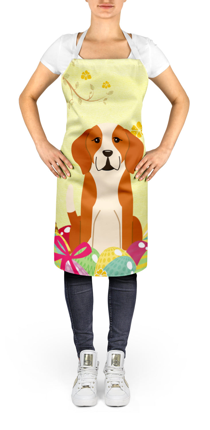 Easter Eggs English Foxhound Apron Cooking Kitchen Server Baking Crafts Gardening for Adult Women Men, Unisex, Large, Multicolor