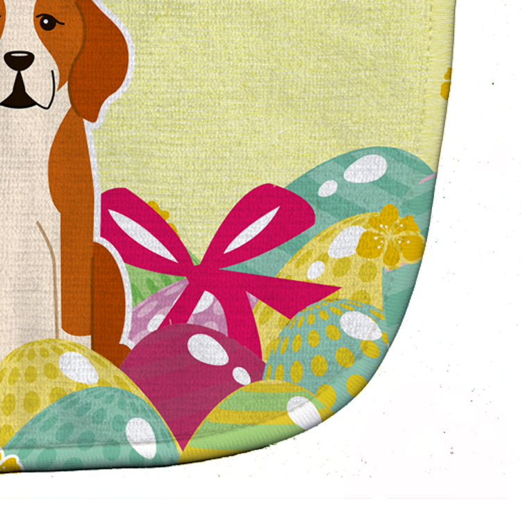 Easter Eggs English Foxhound Baby Bib Easy-Clean Baby Bib Baby Feeding Accessory Baby Mealtime Essential, 10 x 13, Multicolor