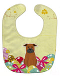 Easter Eggs Chinese Chongqing Dog Baby Bib Easy-Clean Baby Bib Baby Feeding Accessory Baby Mealtime Essential, 10 x 13, Multicolor