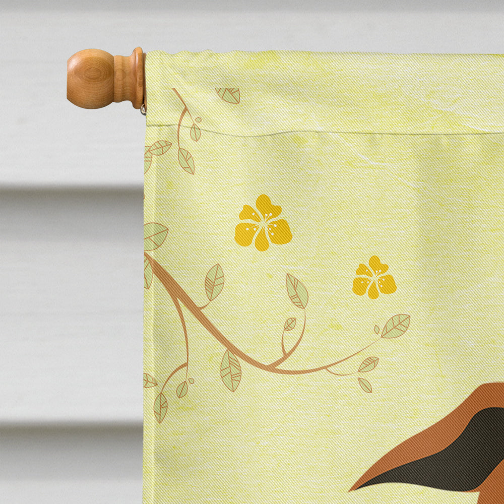 Easter Eggs Chinese Chongqing Dog House Flag 28x40 Porch Sleeve Pole Decorative Outside Yard Banner Artwork Wall Hanging, Polyester