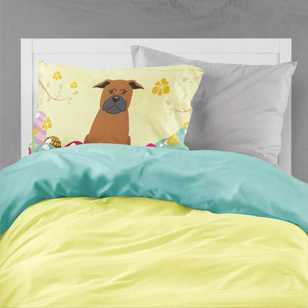 Easter Eggs Chinese Chongqing Dog Standard Pillowcase Lightweight Super Soft Easy Care Decorative Artwork Pillowcase, Standard