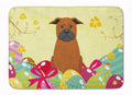 Easter Eggs Chinese Chongqing Dog Memory Foam Kitchen Mat Machine Washable Anti-Fatigue Cushion Comfort Bath or Kitchen Rug