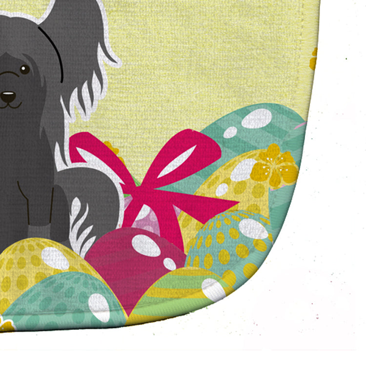 Easter Eggs Chinese Crested Black Baby Bib Easy-Clean Baby Bib Baby Feeding Accessory Baby Mealtime Essential, 10 x 13, Multicolor