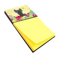 Easter Eggs Chinese Crested Black Watercolor Sticky Note Holder Refillable Dispenser Desk Accessory 3x3 Pad Gift