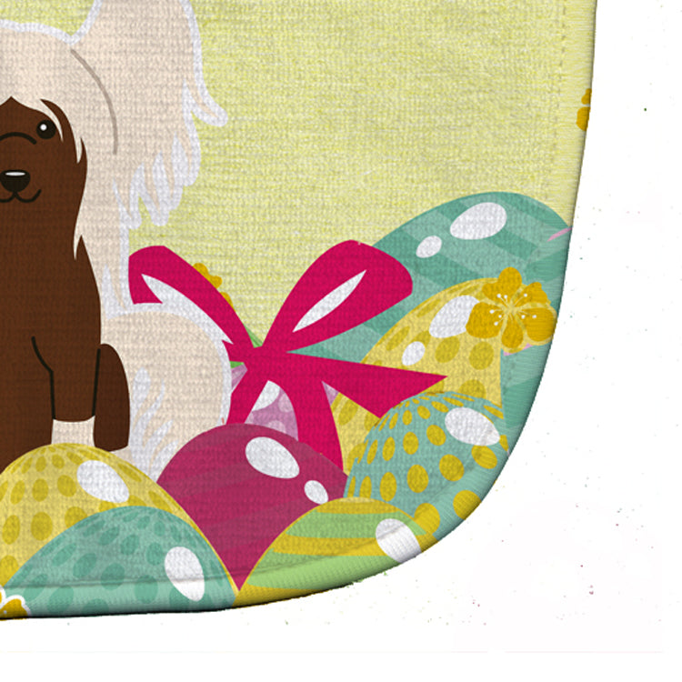 Easter Eggs Chinese Crested Cream Baby Bib Easy-Clean Baby Bib Baby Feeding Accessory Baby Mealtime Essential, 10 x 13, Multicolor