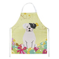 Easter Eggs White Boxer Cooper Apron Cooking Kitchen Server Baking Crafts Gardening for Adult Women Men, Unisex, Large, Multicolor