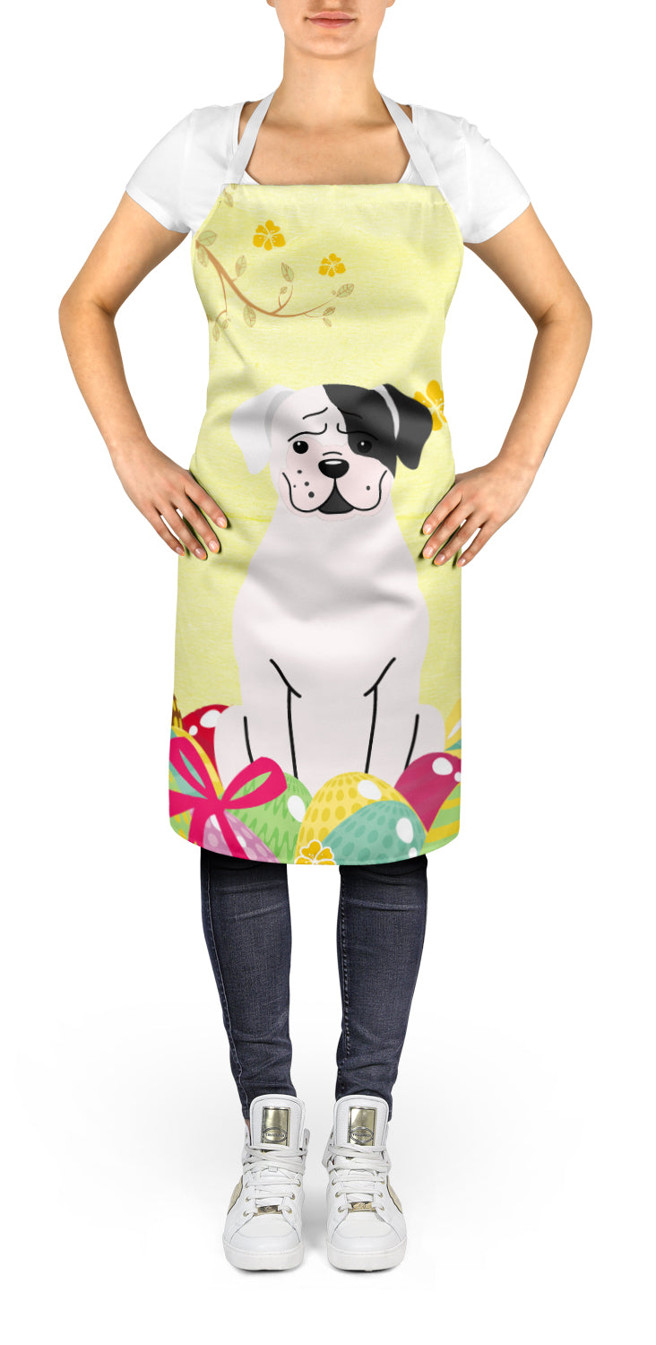 Easter Eggs White Boxer Cooper Apron Cooking Kitchen Server Baking Crafts Gardening for Adult Women Men, Unisex, Large, Multicolor