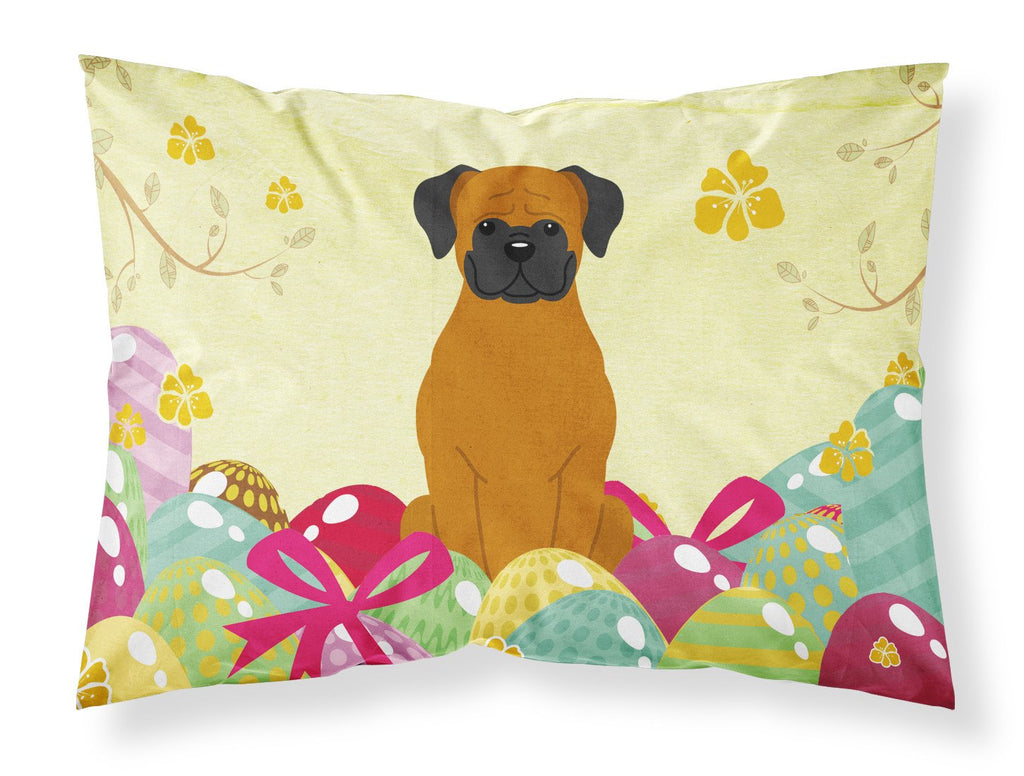 Easter Eggs Fawn Boxer Standard Pillowcase Lightweight Super Soft Easy Care Decorative Artwork Pillowcase, Standard