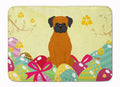 Easter Eggs Fawn Boxer Memory Foam Kitchen Mat Machine Washable Anti-Fatigue Cushion Comfort Bath or Kitchen Rug