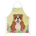 Easter Eggs English Bulldog Red White Apron Cooking Kitchen Server Baking Crafts Gardening for Adult Women Men, Unisex, Large, Multicolor