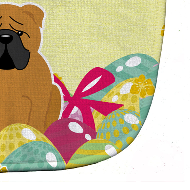Easter Eggs English Bulldog Red Baby Bib Easy-Clean Baby Bib Baby Feeding Accessory Baby Mealtime Essential, 10 x 13, Multicolor