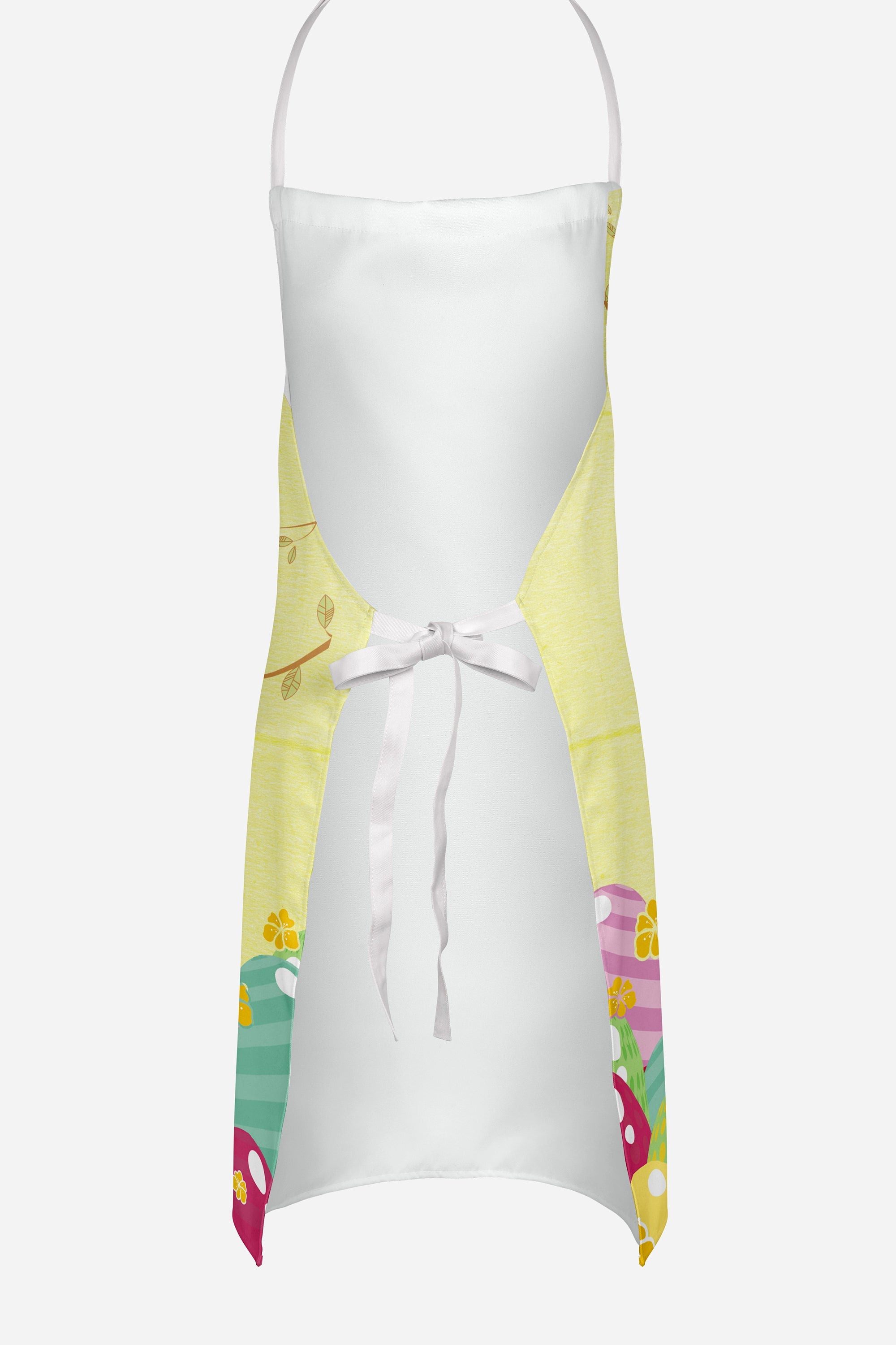 Easter Eggs English Bulldog Fawn White Apron Cooking Kitchen Server Baking Crafts Gardening for Adult Women Men, Unisex, Large, Multicolor