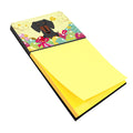 Easter Eggs Dachshund Black Tan Watercolor Sticky Note Holder Refillable Dispenser Desk Accessory 3x3 Pad Gift