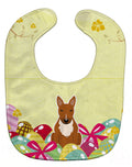 Easter Eggs Bull Terrier Red Baby Bib Easy-Clean Baby Bib Baby Feeding Accessory Baby Mealtime Essential, 10 x 13, Multicolor