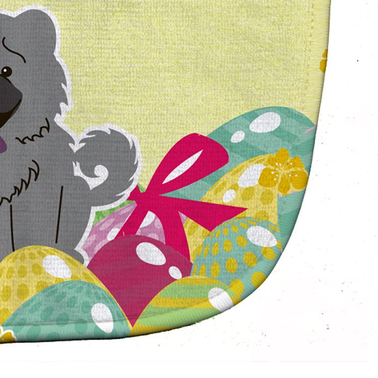 Easter Eggs Chow Chow Blue Baby Bib Easy-Clean Baby Bib Baby Feeding Accessory Baby Mealtime Essential, 10 x 13, Multicolor