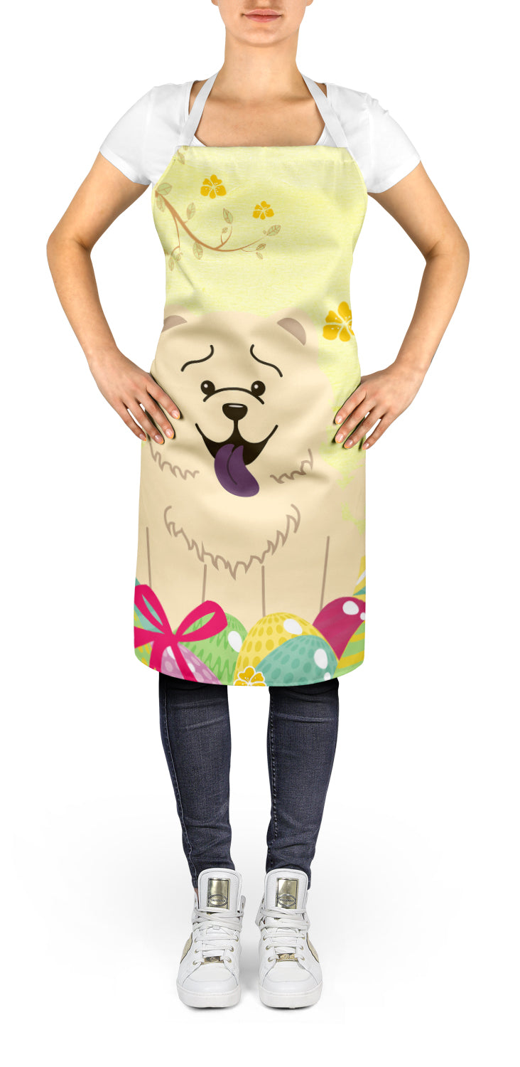 Easter Eggs Chow Chow White Apron Cooking Kitchen Server Baking Crafts Gardening for Adult Women Men, Unisex, Large, Multicolor