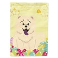 Easter Eggs Chow Chow White House Flag 28x40 Porch Sleeve Pole Decorative Outside Yard Banner Artwork Wall Hanging, Polyester