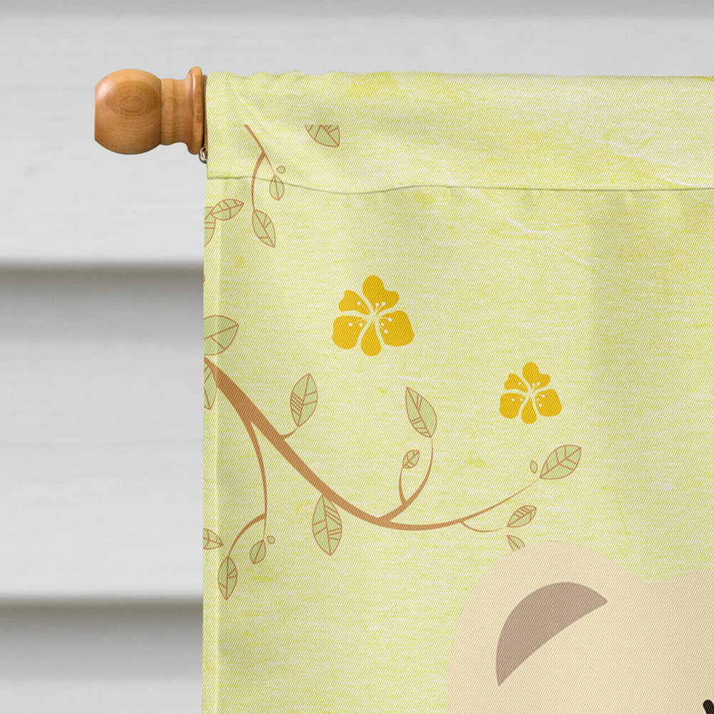 Easter Eggs Chow Chow White House Flag 28x40 Porch Sleeve Pole Decorative Outside Yard Banner Artwork Wall Hanging, Polyester