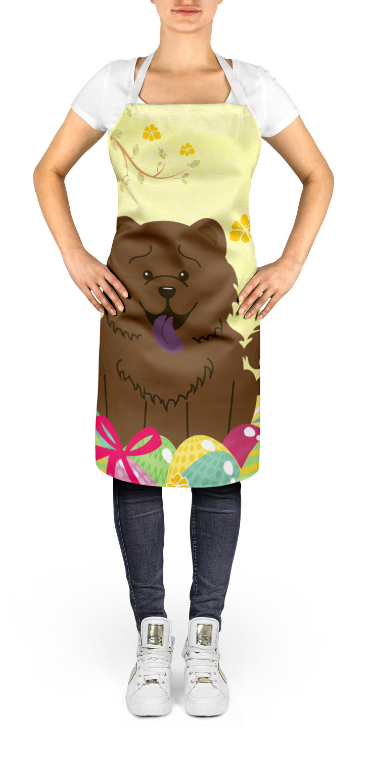Easter Eggs Chow Chow Chocolate Apron Cooking Kitchen Server Baking Crafts Gardening for Adult Women Men, Unisex, Large, Multicolor