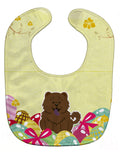 Easter Eggs Chow Chow Chocolate Baby Bib Easy-Clean Baby Bib Baby Feeding Accessory Baby Mealtime Essential, 10 x 13, Multicolor
