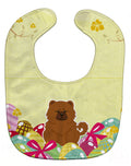 Easter Eggs Chow Chow Red Baby Bib Easy-Clean Baby Bib Baby Feeding Accessory Baby Mealtime Essential, 10 x 13, Multicolor