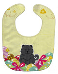 Easter Eggs Chow Chow Black Baby Bib Easy-Clean Baby Bib Baby Feeding Accessory Baby Mealtime Essential, 10 x 13, Multicolor