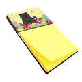 Easter Eggs Chow Chow Black Watercolor Sticky Note Holder Refillable Dispenser Desk Accessory 3x3 Pad Gift
