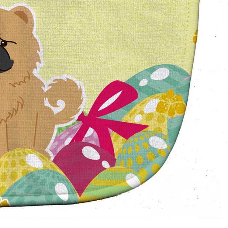 Easter Eggs Chow Chow Cream Baby Bib Easy-Clean Baby Bib Baby Feeding Accessory Baby Mealtime Essential, 10 x 13, Multicolor