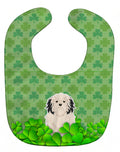 Lowchen Shamrocks Baby Bib Easy-Clean Baby Bib Baby Feeding Accessory Baby Mealtime Essential, 10 x 13, Multicolor