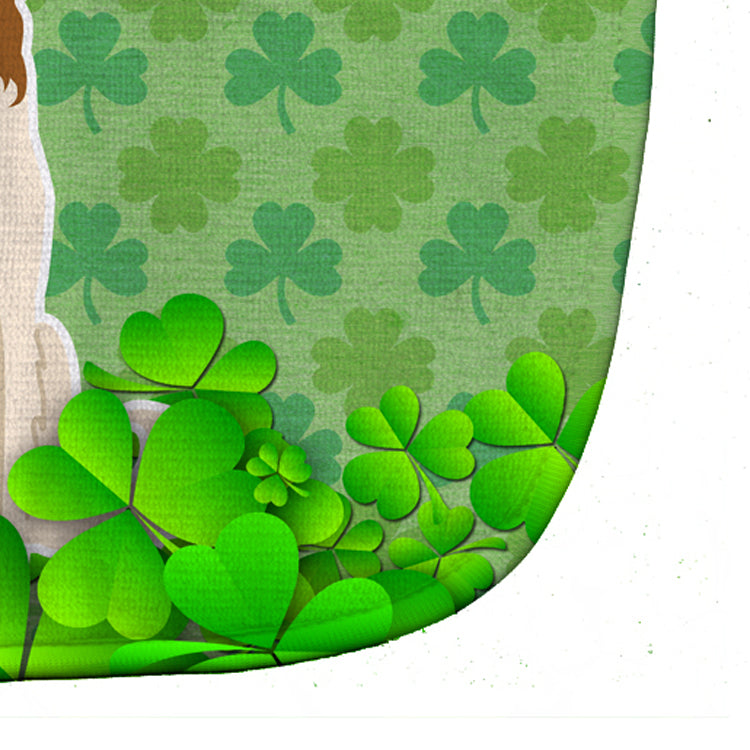 Borzoi Shamrocks Baby Bib Easy-Clean Baby Bib Baby Feeding Accessory Baby Mealtime Essential, 10 x 13, Multicolor