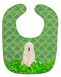 South Russian Sheepdog Shamrocks Baby Bib Easy-Clean Baby Bib Baby Feeding Accessory Baby Mealtime Essential, 10 x 13, Multicolor