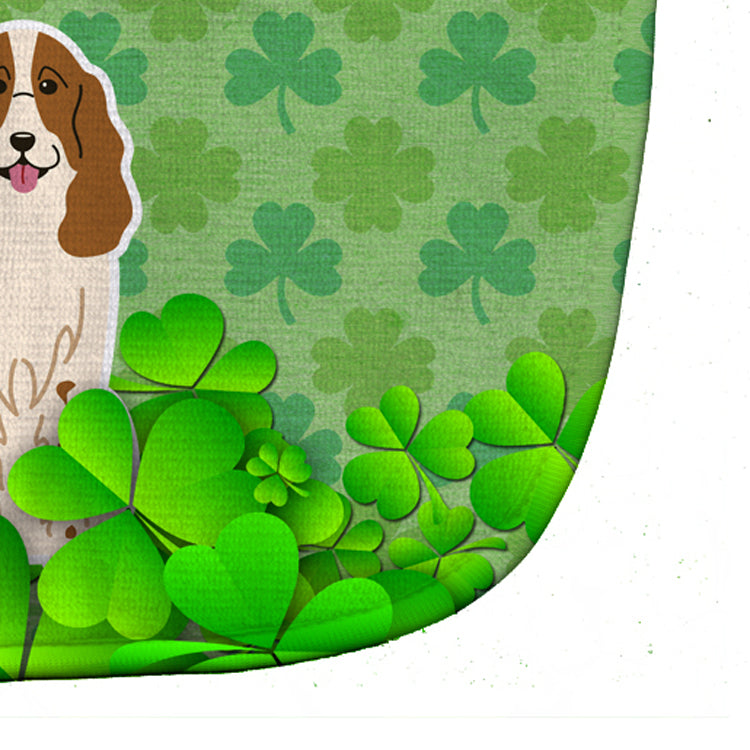Russian Spaniel Shamrocks Baby Bib Easy-Clean Baby Bib Baby Feeding Accessory Baby Mealtime Essential, 10 x 13, Multicolor