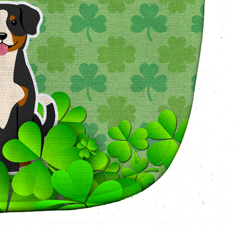 Entlebucher Shamrocks Baby Bib Easy-Clean Baby Bib Baby Feeding Accessory Baby Mealtime Essential, 10 x 13, Multicolor
