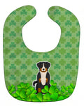 Entlebucher Shamrocks Baby Bib Easy-Clean Baby Bib Baby Feeding Accessory Baby Mealtime Essential, 10 x 13, Multicolor