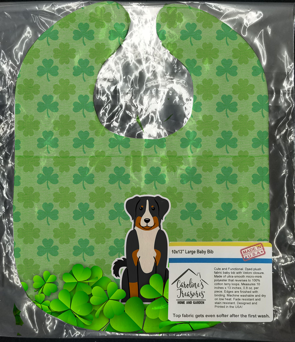 Entlebucher Shamrocks Baby Bib Easy-Clean Baby Bib Baby Feeding Accessory Baby Mealtime Essential, 10 x 13, Multicolor
