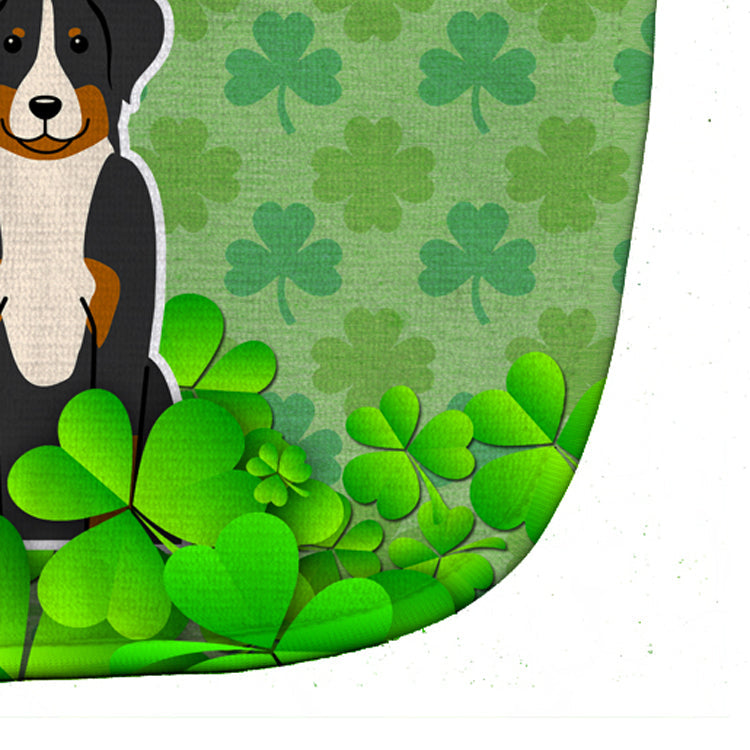 Entlebucher Shamrocks Baby Bib Easy-Clean Baby Bib Baby Feeding Accessory Baby Mealtime Essential, 10 x 13, Multicolor