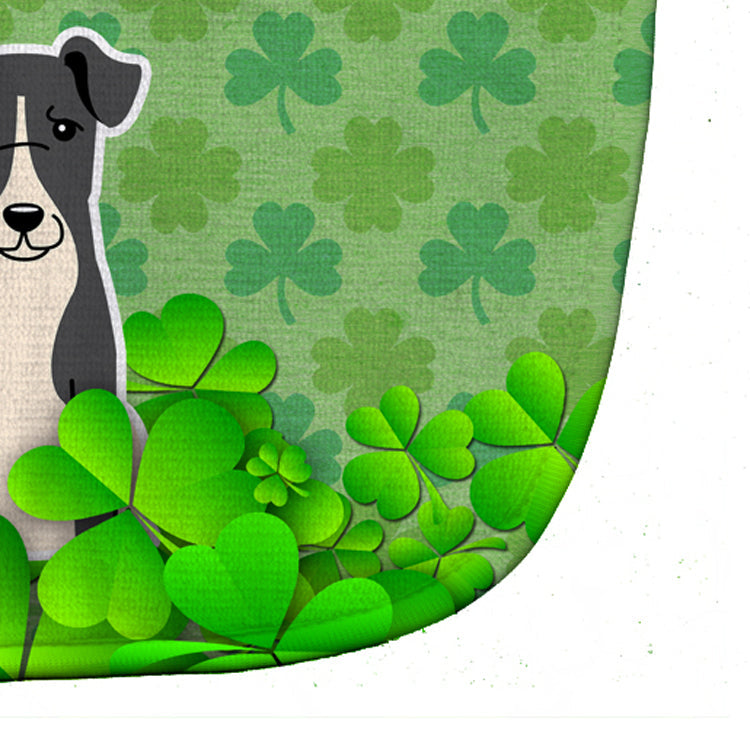 Smooth Fox Terrier Shamrocks Baby Bib Easy-Clean Baby Bib Baby Feeding Accessory Baby Mealtime Essential, 10 x 13, Multicolor