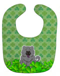 Chow Chow Blue Shamrocks Baby Bib Easy-Clean Baby Bib Baby Feeding Accessory Baby Mealtime Essential, 10 x 13, Multicolor