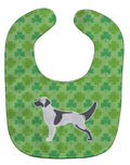 English Setter Shamrocks  Baby Bib Easy-Clean Baby Bib Baby Feeding Accessory Baby Mealtime Essential, 10 x 13, Multicolor