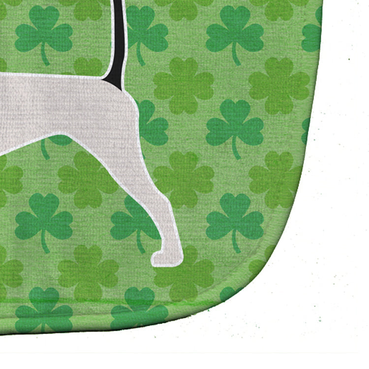 English Pointer Shamrocks  Baby Bib Easy-Clean Baby Bib Baby Feeding Accessory Baby Mealtime Essential, 10 x 13, Multicolor
