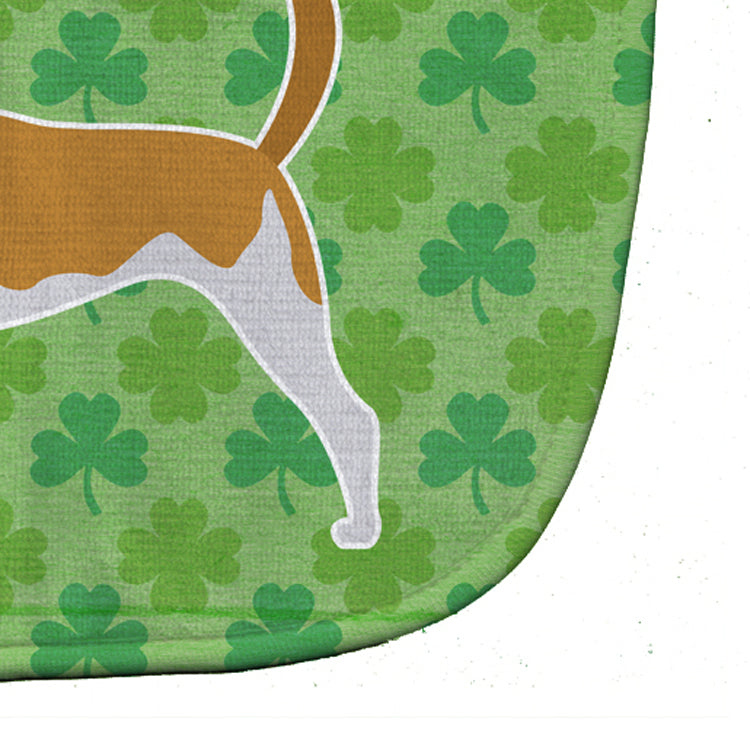 American Foxhound Shamrocks  Baby Bib Easy-Clean Baby Bib Baby Feeding Accessory Baby Mealtime Essential, 10 x 13, Multicolor