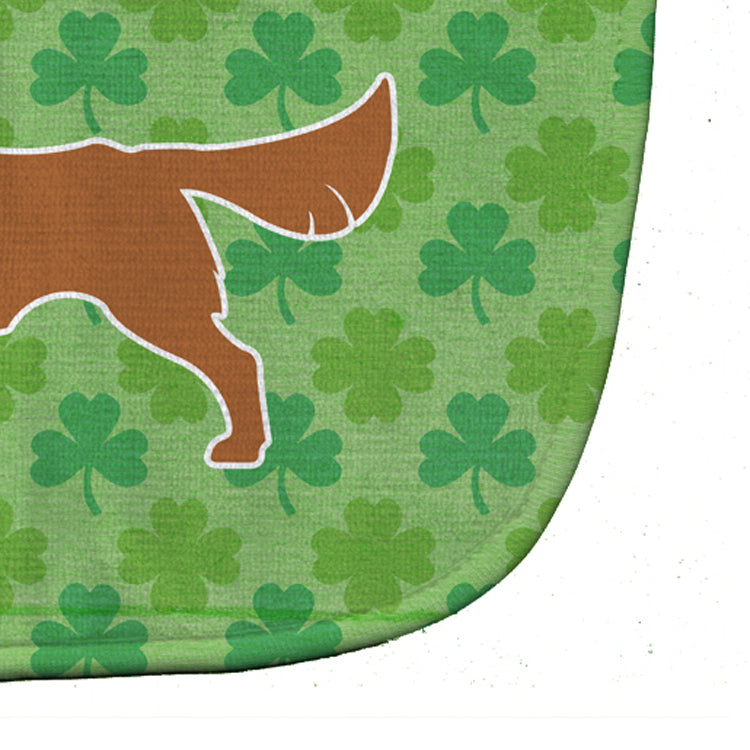 Golden Retriever Shamrocks  Baby Bib Easy-Clean Baby Bib Baby Feeding Accessory Baby Mealtime Essential, 10 x 13, Multicolor